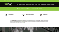 Desktop Screenshot of fwtecnologia.com.br