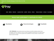 Tablet Screenshot of fwtecnologia.com.br